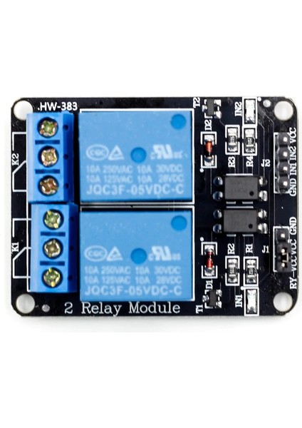 2 Kanal 5V Röle Modül -- Ac 250V 10A -- Optokuplör Izolasyonlu fiyatları