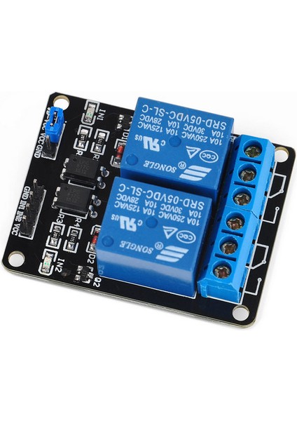 2 Kanal 5V Röle Modül -- Ac 250V 10A -- Optokuplör Izolasyonlu fırsatları