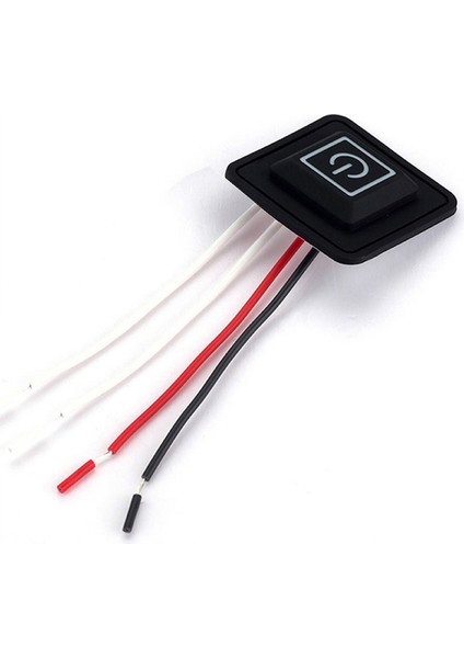 12V Silikon Anahtar 3 Modlu 3 Renk LED Gösterge Isıtıcı Dimmer