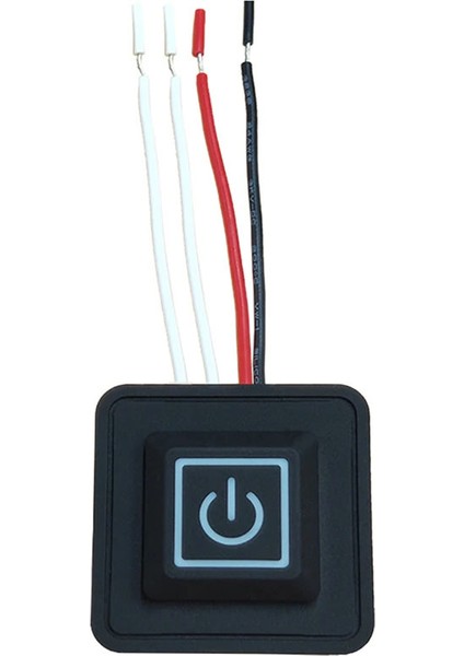 12V Silikon Anahtar 3 Modlu 3 Renk LED Gösterge Isıtıcı Dimmer