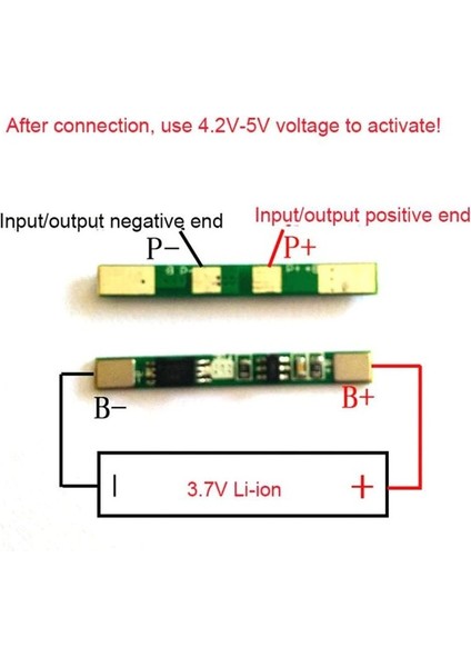 1s 3.7V 3A Bms Koruma Kartı Lityum Batarya 18650 Li-Ion Lipo modelleri