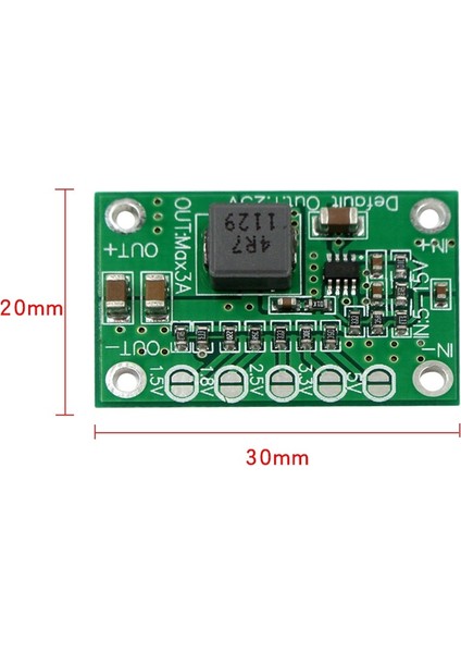 5-16V 3A Voltaj Düşürücü Modül CA-1235 DC DC Çevirici Ayarlanabilir Güç Kaynağı Step Down Power Modu