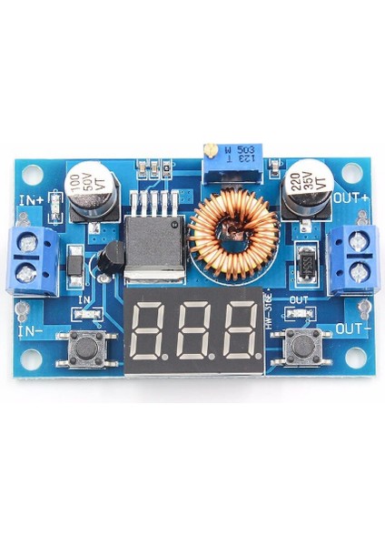 XL4015 Voltmetreli 5A Voltaj Düşürücü Ayarlanabilir Güç Kaynağı