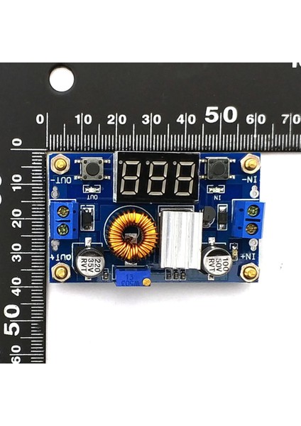 XL4015 Voltmetreli 5A Voltaj Düşürücü Ayarlanabilir Güç Kaynağı