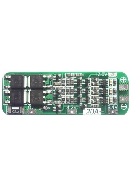 Bms 3s 20A Bms Koruma Kartı Lityum Batarya 18650 Li-Ion Lipo