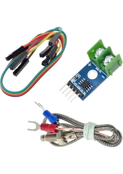 MAX6675 Modül + K Tip Termokupl - Sıcaklık Isı Sensörü -20C +85C