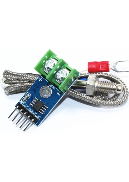 MAX6675 Modül + K Tip Termokupl - Sıcaklık Isı Sensörü -20C +85C indirimleri