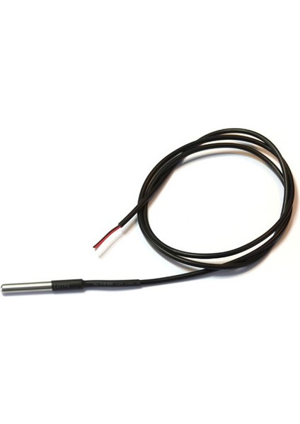 Kablolu Su Geçirmez Ds18B20 Ds1820 Sıcalık Isı Sensörü 1 Metre