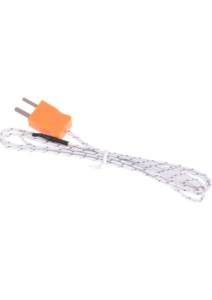 K-Type Tp-01 Thermocouple Sıcaklık Isı Sensörü 1 Metre Multimetre