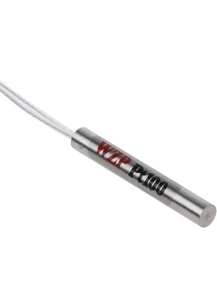 PT100 Platinyum Isı Sıcaklık Sensörü 50cm Su Geçirmez -200C to 450C Metal Koruyucu Dalgıç Prob Terml