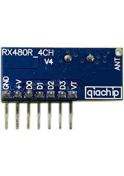 RX480-E 4 Kanal 433MHZ Rf Alıcı Learning Code 1527 Receiver