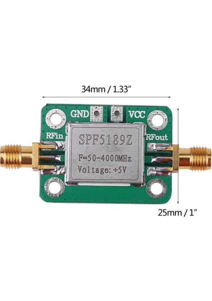 SPF5189Z 50-4000 Mhz Radyo Frekans Rf Amplikatör Kuvvetlendirici