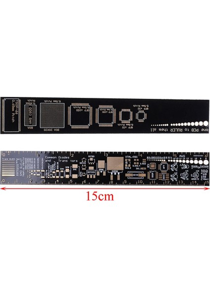 15CM Pcb Cetvel Referans Cetveli Reference Ruler Smd Komponent