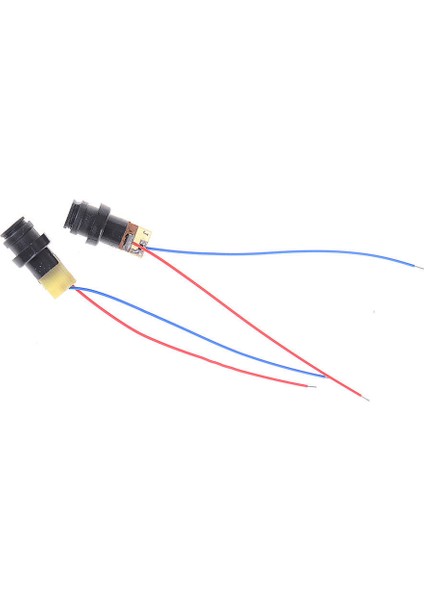 Kablolu Nokta Lazer Modül Plastik Kafa 3V 5V 650NM Kırmızı