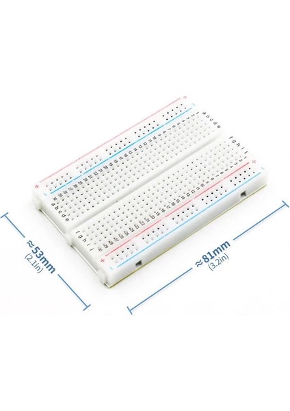 Orta Boy Breadboard 400 Pin Hücre Protoboard Prototip Deney