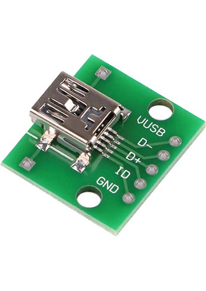 Mini USB To Dip Çevirici Pcb USB Haberleşme Deney Prototip 5V USB Pinlerine Kolay Erişim Kartı