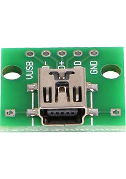 Mini USB To Dip Çevirici Pcb USB Haberleşme Deney Prototip 5V USB Pinlerine Kolay Erişim Kartı
