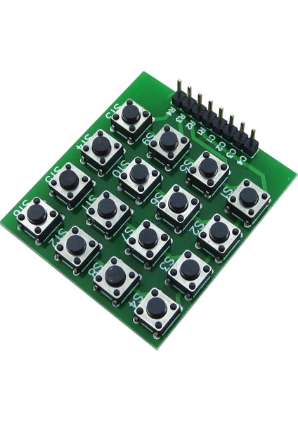 4x4 16 Buton Keyboard 4 x 4 Keypad Matrix Tuş Takımı