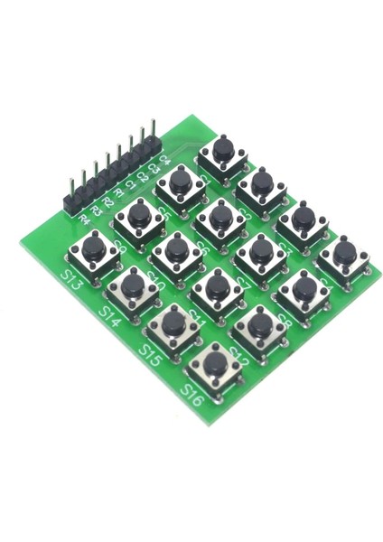 4x4 16 Buton Keyboard 4 x 4 Keypad Matrix Tuş Takımı