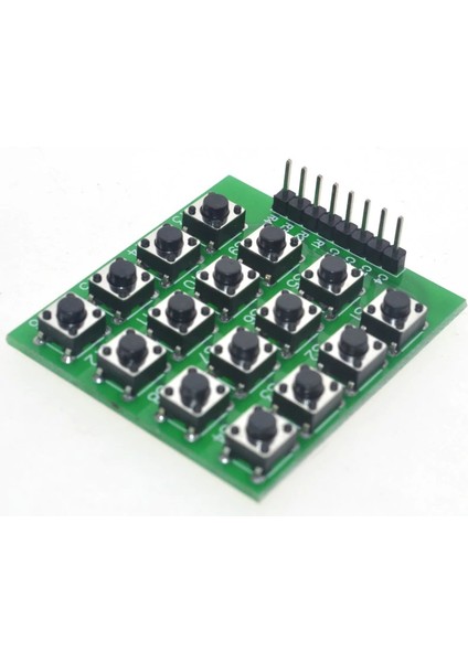 4x4 16 Buton Keyboard 4 x 4 Keypad Matrix Tuş Takımı