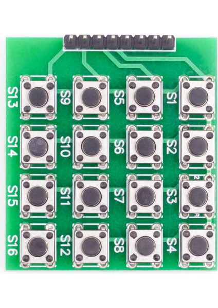 4x4 16 Buton Keyboard 4 x 4 Keypad Matrix Tuş Takımı