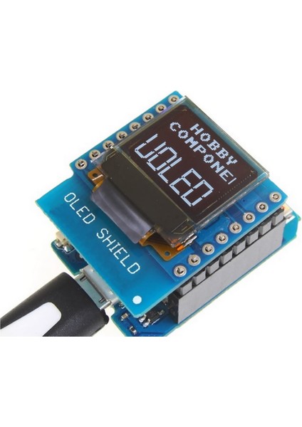 Wemos D1 Mini OLED Shield Modül 64X48 Pixel LCD Wireless Wifi Iot