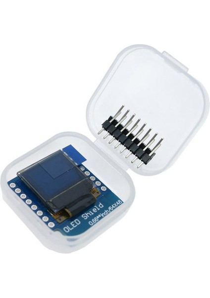 Wemos D1 Mini OLED Shield Modül 64X48 Pixel LCD Wireless Wifi Iot
