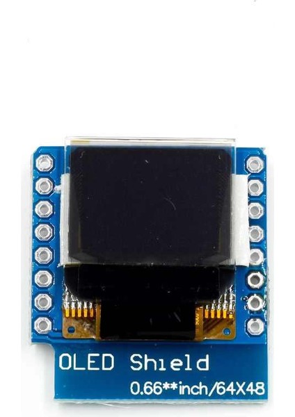 Wemos D1 Mini OLED Shield Modül 64X48 Pixel LCD Wireless Wifi Iot