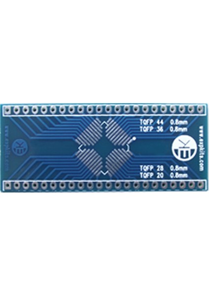 0.8mm Tqfp 20 28 36 44 Konvertör Çevirici Pcb Proto Pcb Pertenaks