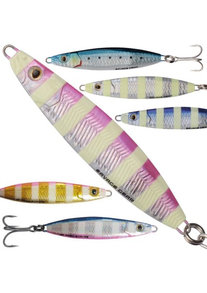 Psycho Sprat 60G Jigging Suni Yem Zebra Glow Fosforlu