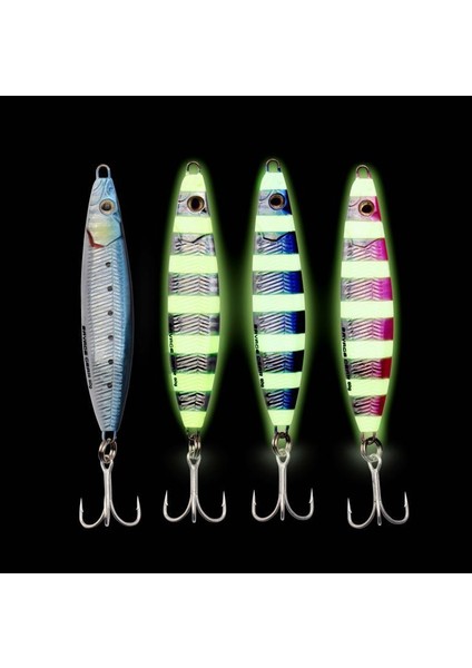Psycho Sprat 45G Jigging Suni Yem Zebra Glow Fosforlu