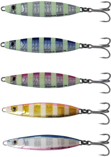 Psycho Sprat 45G Jigging Suni Yem Zebra Glow Fosforlu