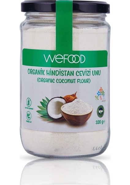 Organik Hindistan Cevizi Unu 320 gr - 3'lü Paket