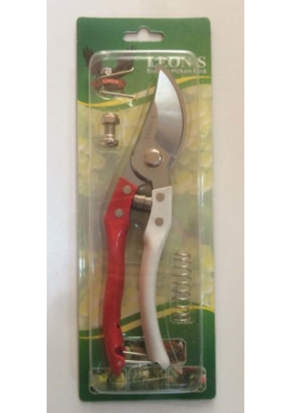 Kırmızı-Beyaz TNS-1005 Bağ Makası No:8