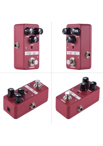 Kokko Fds2 Mini Distortion Pedalı Portatif Gitar Efekt Pedalı (Yurt Dışından)