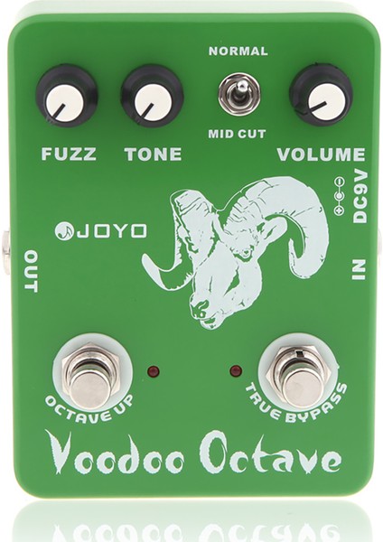 Joyo Jf-12 Voodoo Octave Fuzz Effect Gitar Efekt Pedal True (Yurt Dışından)