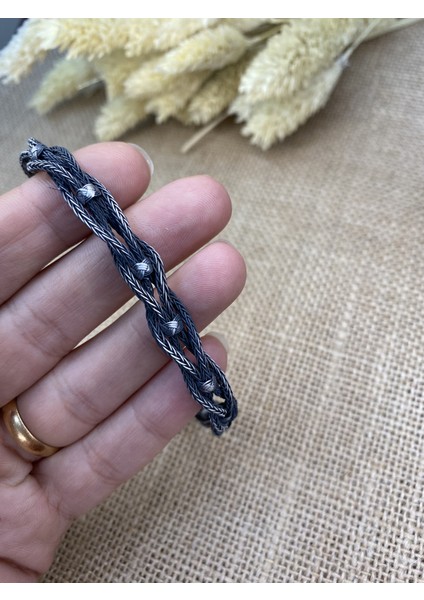 Oksitli Gümüş Kazaziye 17 cm Bileklik fiyatları
