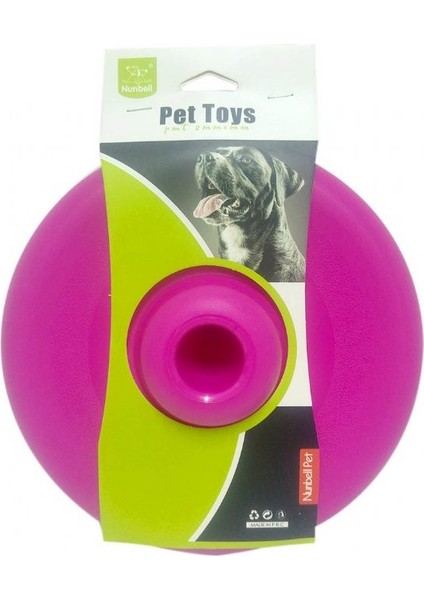 Köpekler Için Plastik Frizbi Pembe 22 cm