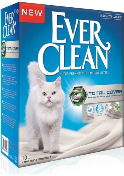 Total Cover (Koku Önleyici) Kedi Kumu 6 Lt