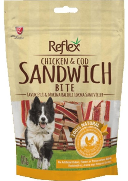 Tavuklu Sandviç Çubuk Köpek Ödülü 80 gr