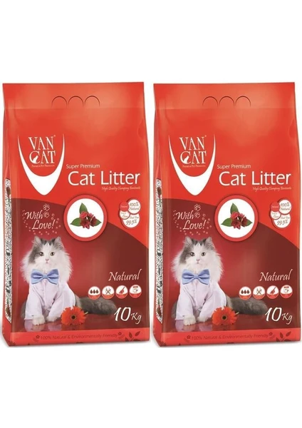 Van Cat Vancat Natural Cat Lıtter 10 kg 2 Adet