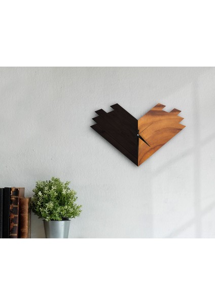 Gift Dekoratif 45CM Ahşap Duvar Saati-93