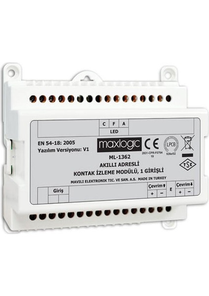 ML-1362 Kontak Izleme Modülü, 1 Giriş