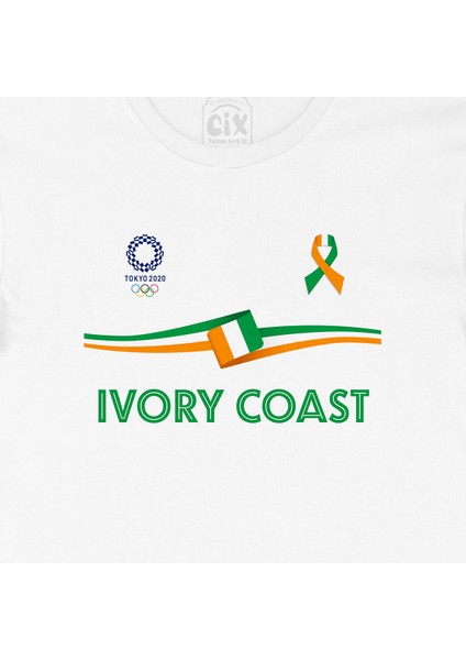 Fil Dişi Sahilleri Tokyo 2020 Olimpiyatları Tişört fiyatları