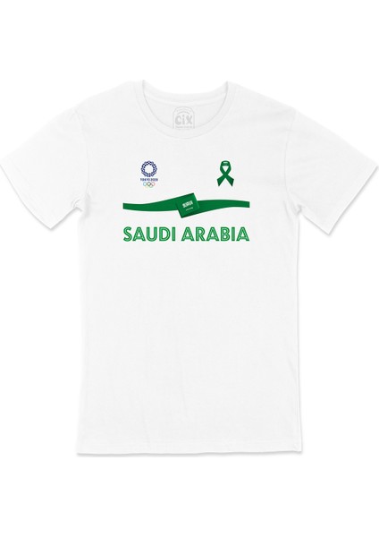 Suudi Arabistan Tokyo 2020 Olimpiyatları Tişört