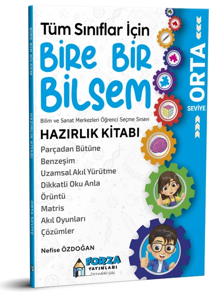 Forza Yayınları Tüm Sınıflar Için Bire Bir Bilsem Hazırlık Kitabı Orta Seviye