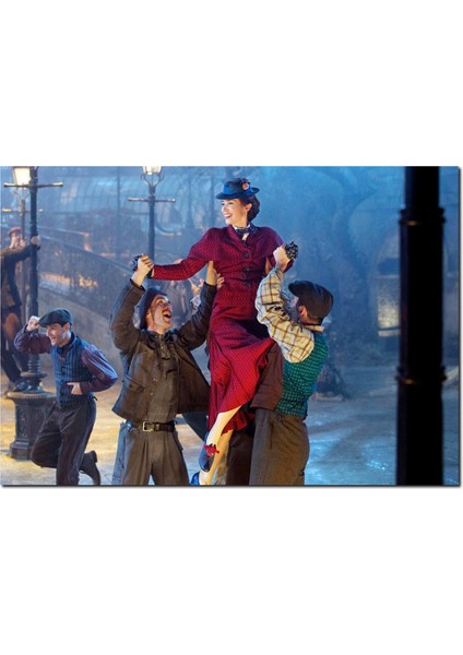 Cakatablo Ahşap Tablo Mary Poppins'in Dönüşü Emily Blunt