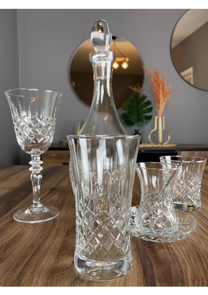 6 Kişilik Dekorlu Cam Su Takımı 31 Parça indirimleri