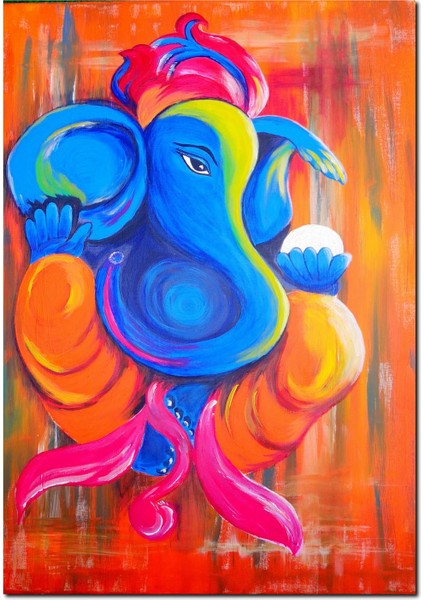 Cakatablo Ahşap Tablo Mutlu Ganesh Chaturthi 2010 Görseli