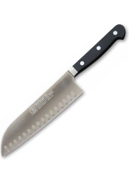 61950 Sürmene Sıcak Dövme Santoku Şef Bıçağı